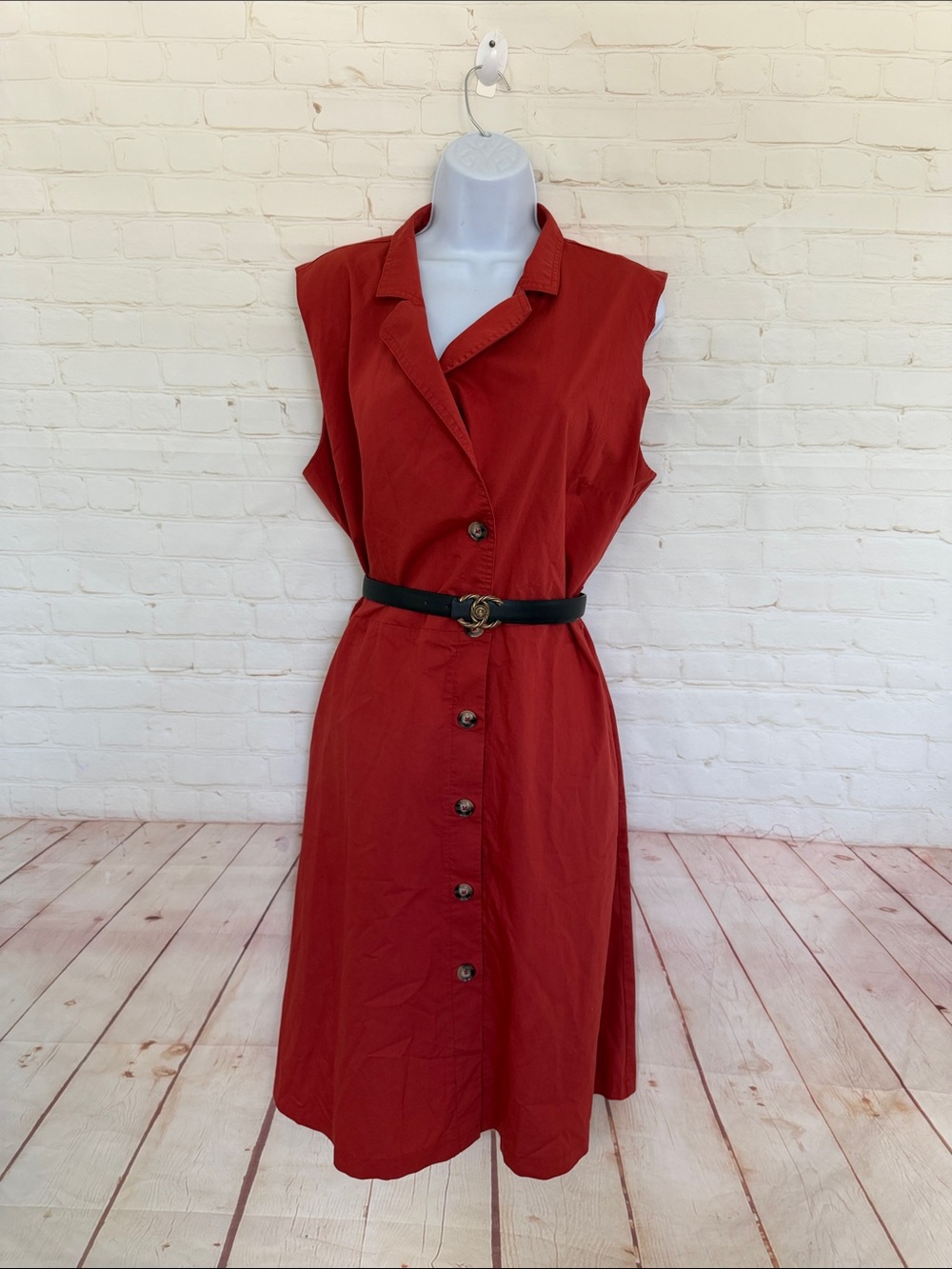 WORTHINGTON TERRA COTTA SLEEVELESS MADI DRES SIZE 2XL